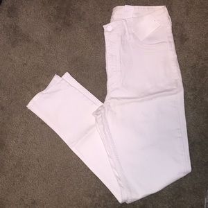 White High Waist Jeans